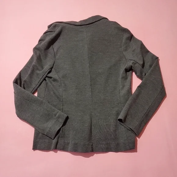 Totally Y2K Vintage 2000s 00s Knit Suit Jacket with Pockets Professional Work - Picture 5 of 5